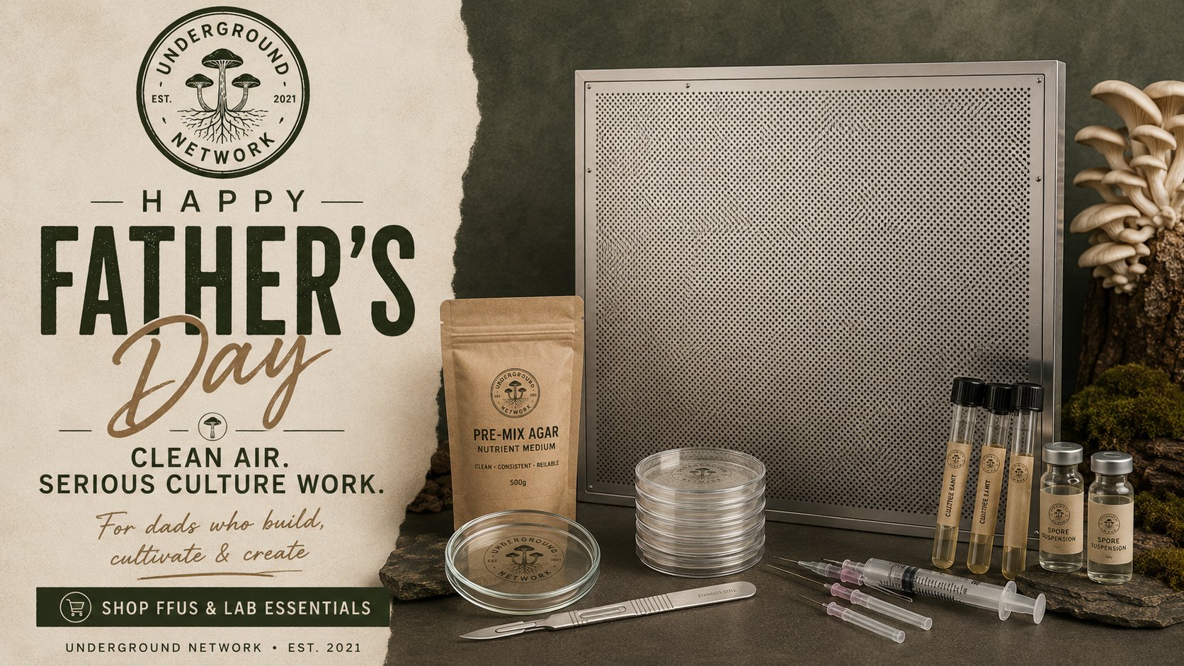 Underground Network Father’s Day culture and laboratory collection
